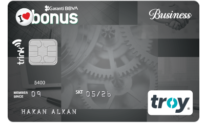 Garanti BBVA Bonus Business Troy Kredi Kartı Başvurusu  | Hangikredi.com