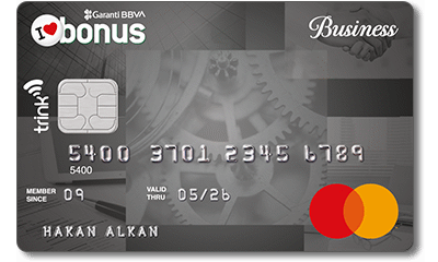 Garanti Bonus Business Kredi Kartı Başvurusu